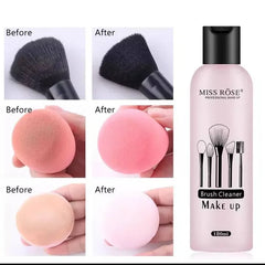 MISS ROSE New Professional Sponge Puff & Makeup Brush Cleaner - 180ml Miss Rose