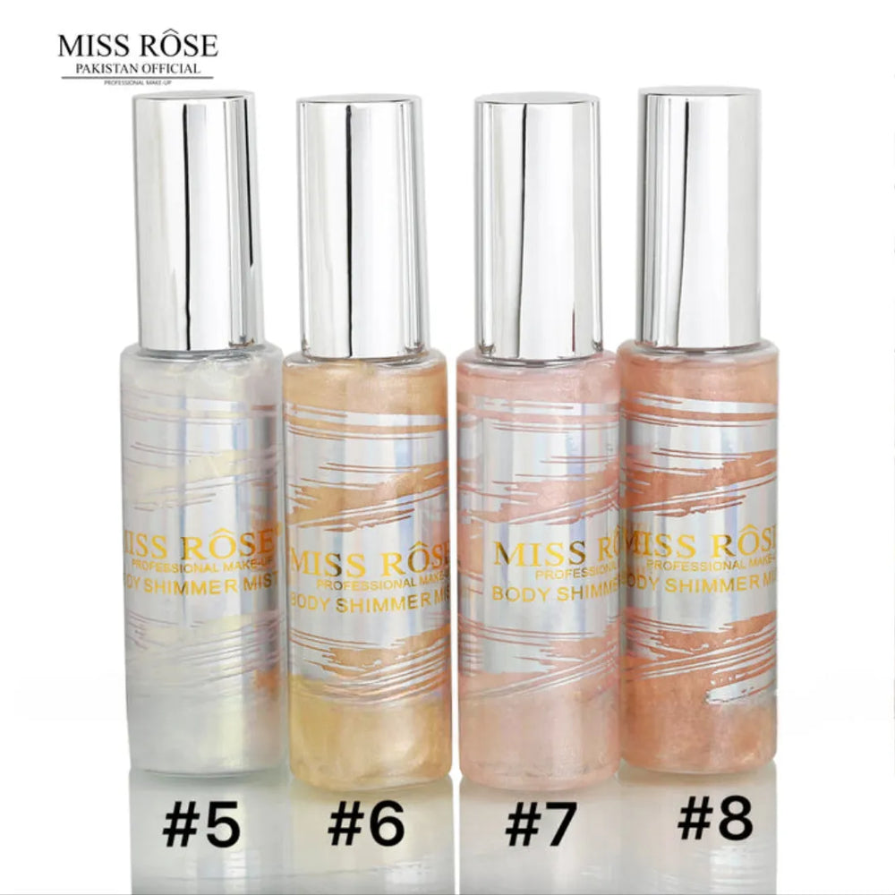 Miss Rose Body Shimmer Mist Spray Miss Rose