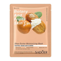 Sadoer Botany And Fruits Shea Butter Moisturizing Face Sheet Mask - 25g Sadoer