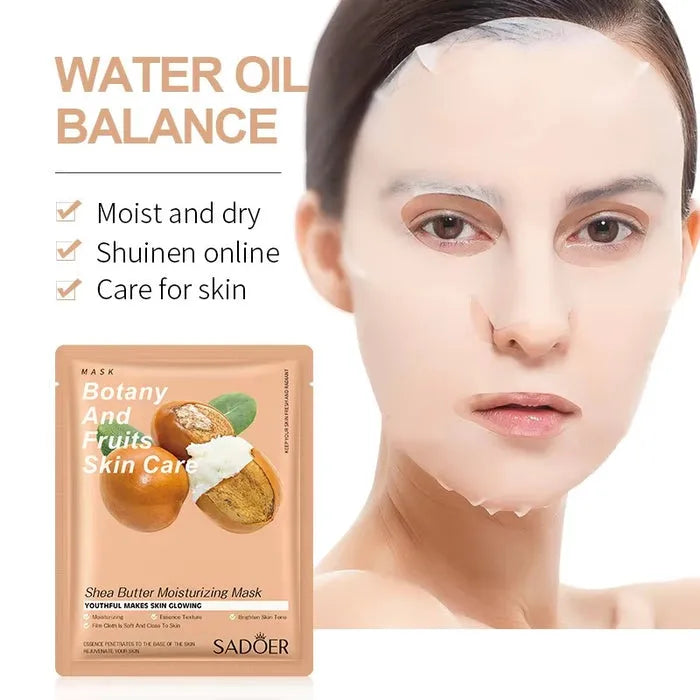 Sadoer Botany And Fruits Shea Butter Moisturizing Face Sheet Mask - 25g Sadoer