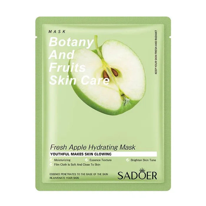 Sadoer Botany And Fruits Fresh Apple Hydrating Face Sheet Mask - 25g Sadoer