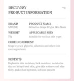 Sadoer Botany And Fruits Grape Bright Skin Face Sheet Mask - 25g