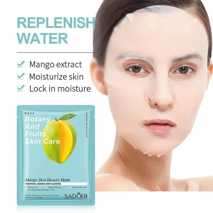 Sadoer Botany And Fruits Mango Hydrating Face Sheet Mask - 25g Sadoer