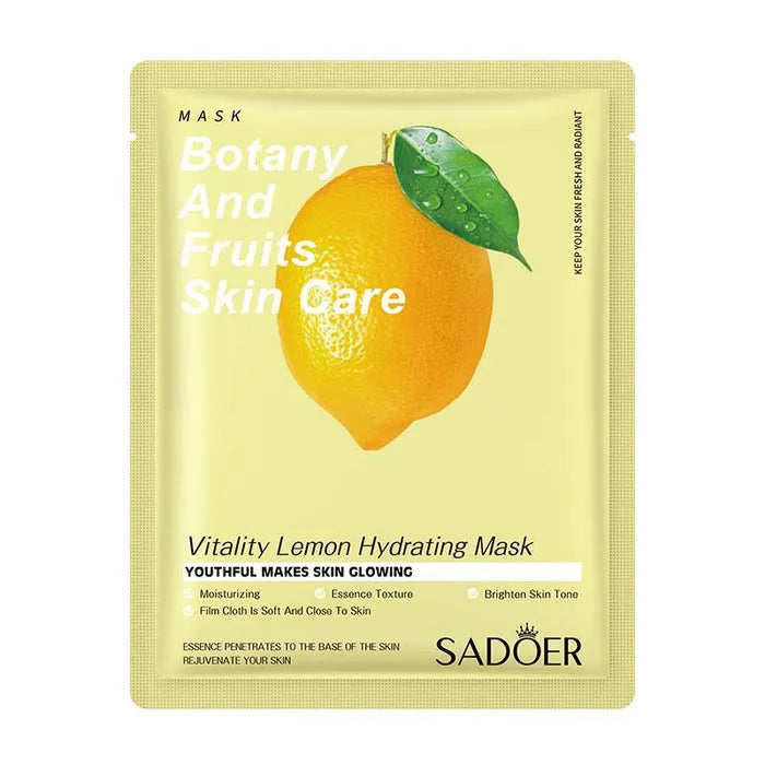 Sadoer Botany And Fruits Lemon Skin Beauty Face Sheet Mask - 25g Sadoer