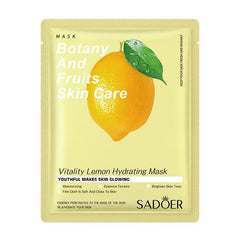Sadoer Botany And Fruits Lemon Skin Beauty Face Sheet Mask - 25g Sadoer