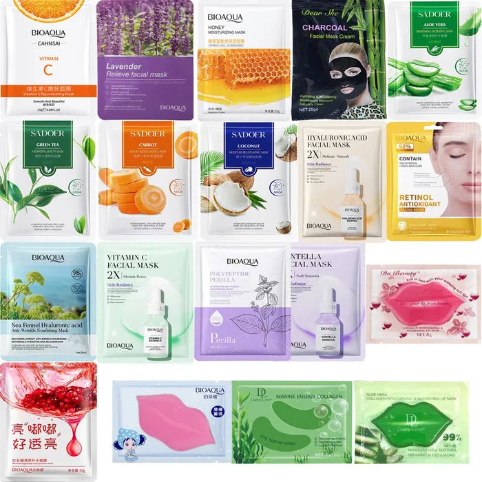 BIOAQUA Pack Of 10 - Sheet Maks- 30g Bioaqua