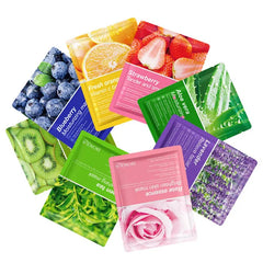Pack Of 50 Pcs Random Moisturizing , Glowing , Anti Aging Deep Repair Sheet Masks 1x50 Bioaqua