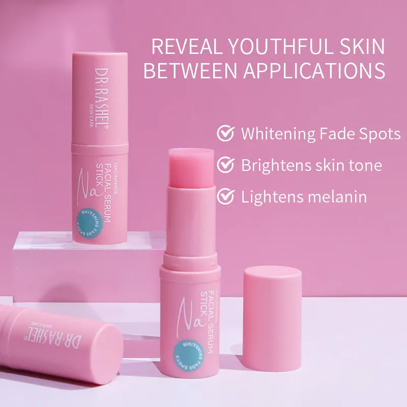 Dr.Rashel Facial Serum Stick Niacinamide Radiance-Boosting Stick for Dull Skin - 7g DR.Rashel