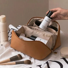 Large Capacity Cosmetic Bag Portable Makeup Pouch Cosmia