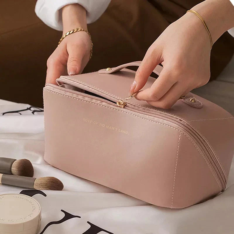 Large Capacity Cosmetic Bag Portable Makeup Pouch Cosmia
