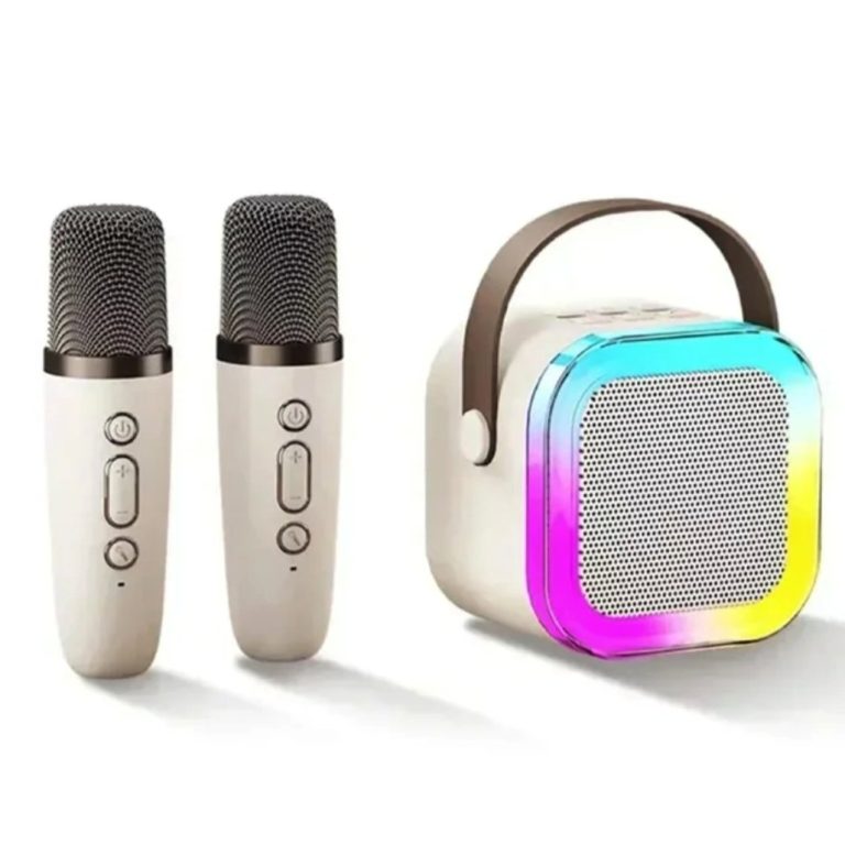 K12 Karaoke Portable Wireless Speaker With Dual Microphones K12