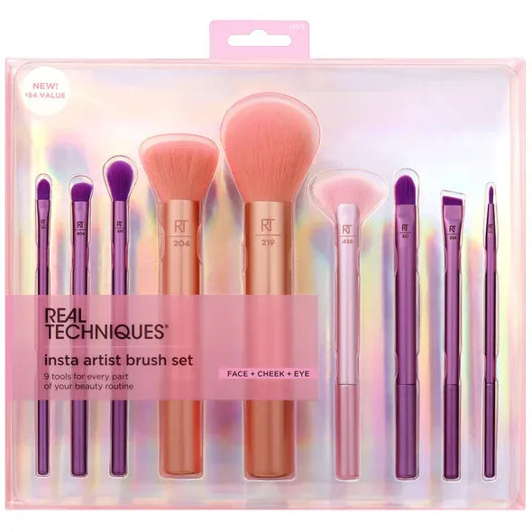 Real Technique Insta Artist Brushes Set 9/Pcs Real Technique