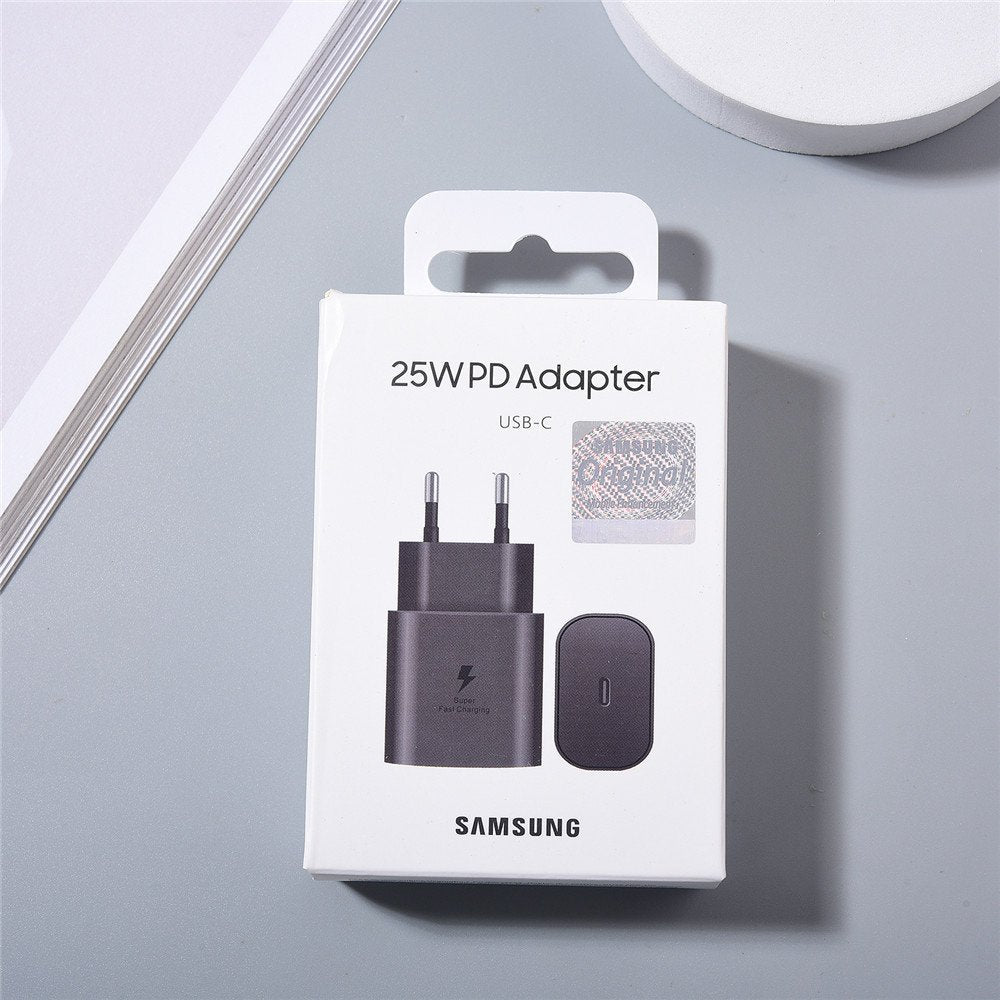 Samsung 25w PD Super Fast Charging Adapter With Type-C Cable Samsung