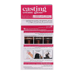 Casting Crème Gloss No Ammonia Hair Color, 535 Mahogany Golden Light Brown Loreal Paris