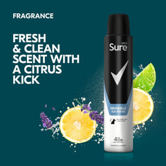 Sure Men Anti-Perspirant Deodorant Spray - 200ml sure