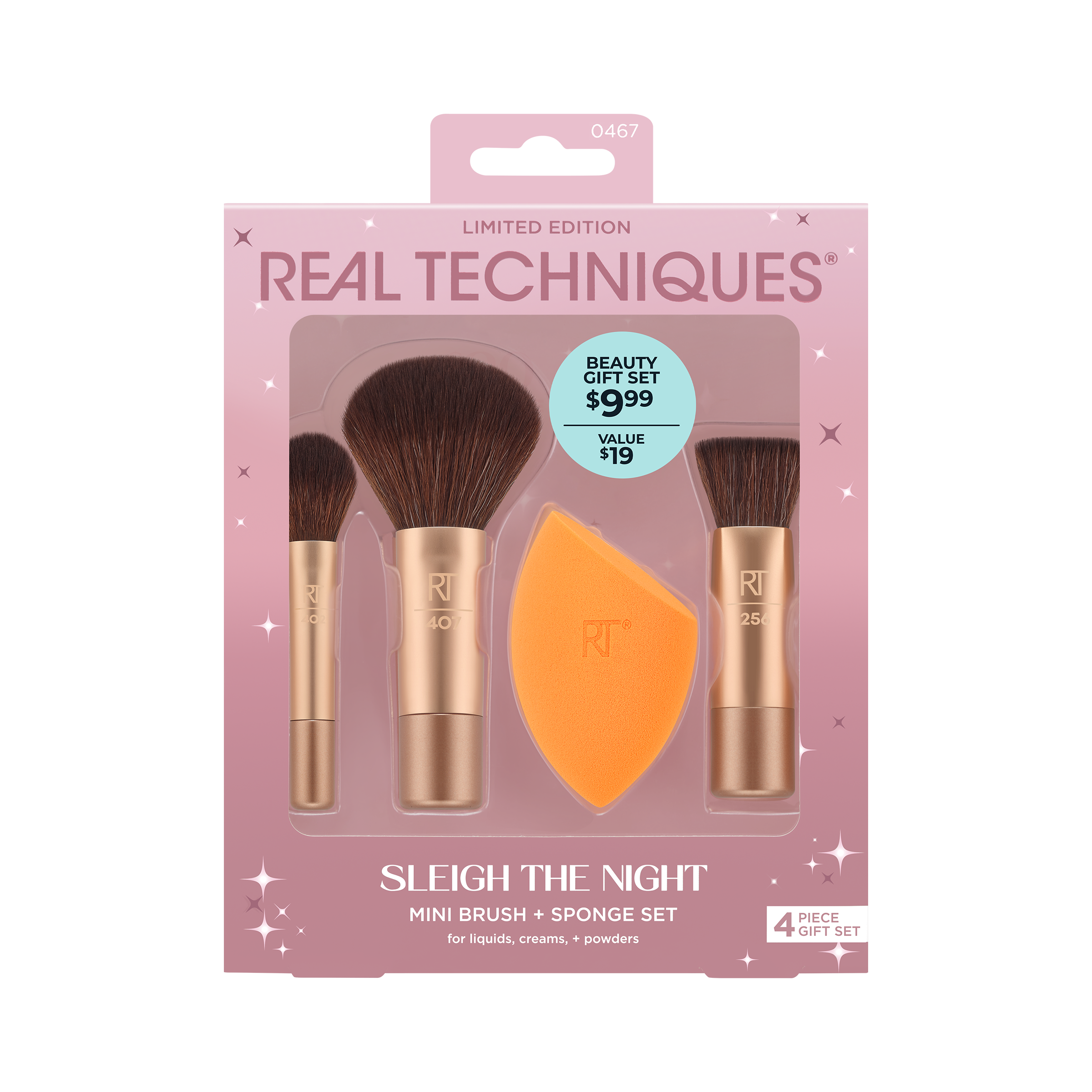 Sleigh The Night Mini Brush + Sponge Set