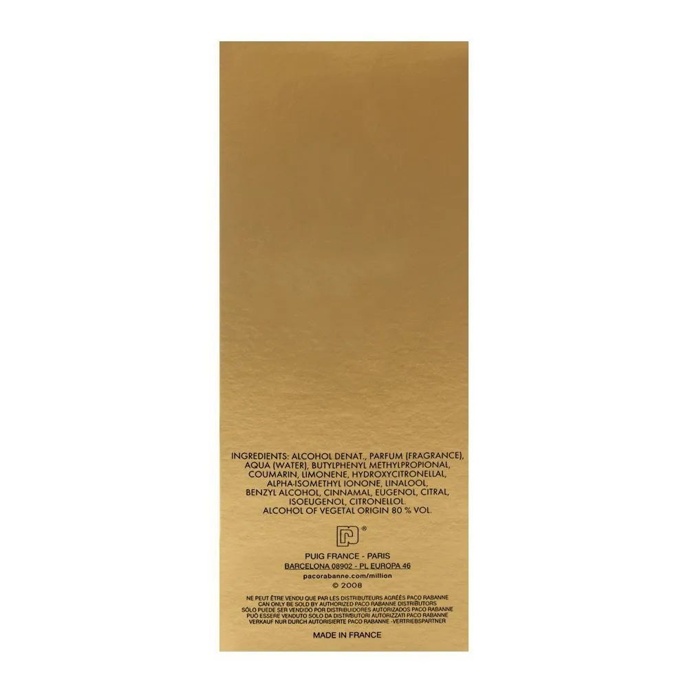 Paco Rabanne 1 Million Eau de Toilette - High Quality with 24 Hours Paco Rabanne