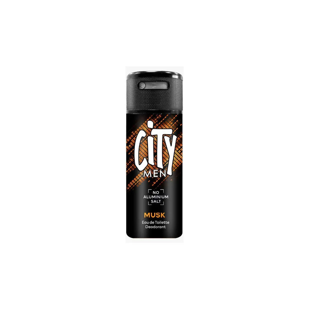 City Men Deodorant Spray For Men Musk - 150ml City Men
