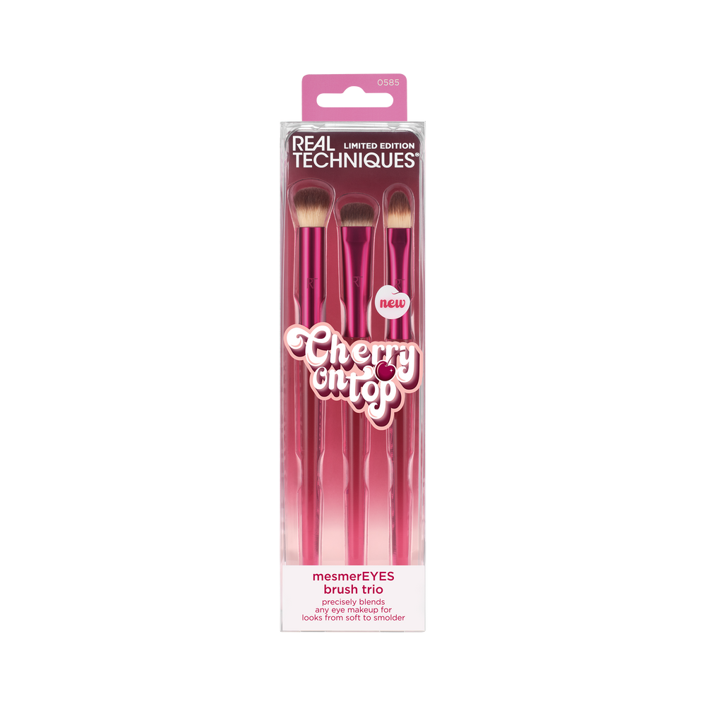 Limited Edition Cherry On Top MesmerEYES Brush Trio Cosmia