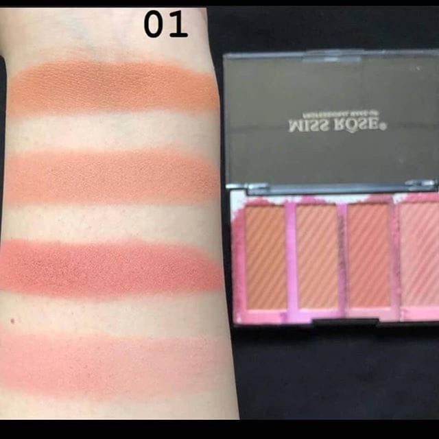 Miss Rose Bronzers Blush Palette - 4 Color Miss Rose