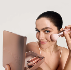 New Nudes 2.0 On-The-Glow Mini Brush Set + Mirrored Compact Cosmia