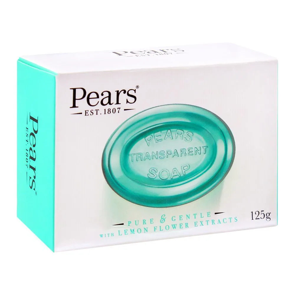 Pears Transparent Soap With Lemon Flower Extracts, 125g Pears