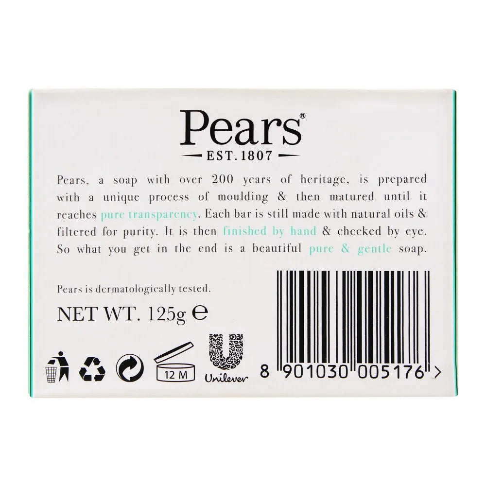 Pears Transparent Soap With Lemon Flower Extracts, 125g Pears