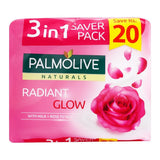 Palmolive Naturals Glow Soap, 3-In-One Pack - 3X145g