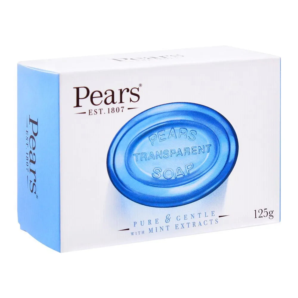 Pears Transparent Soap With Mint Extracts, 125g Pears
