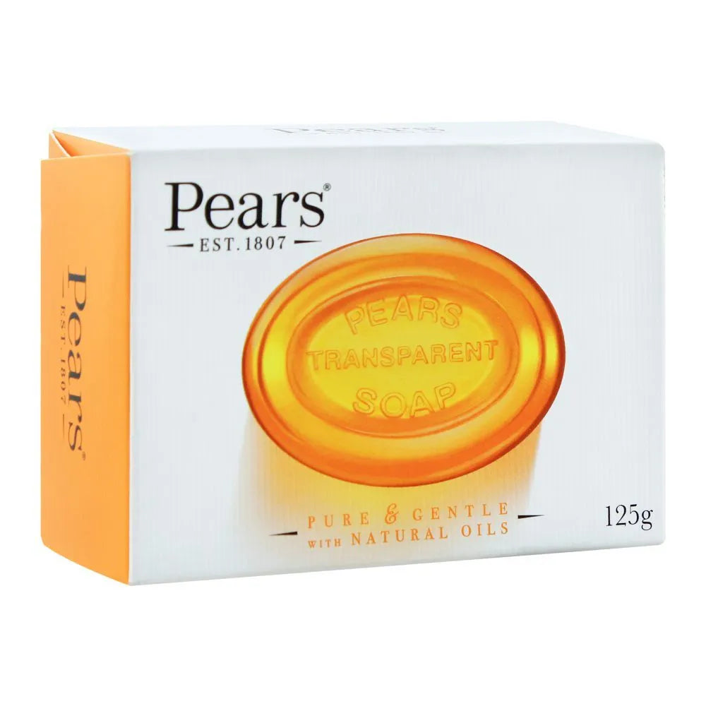 Pears Transparent Soap With Natural Oils, 125g Pears