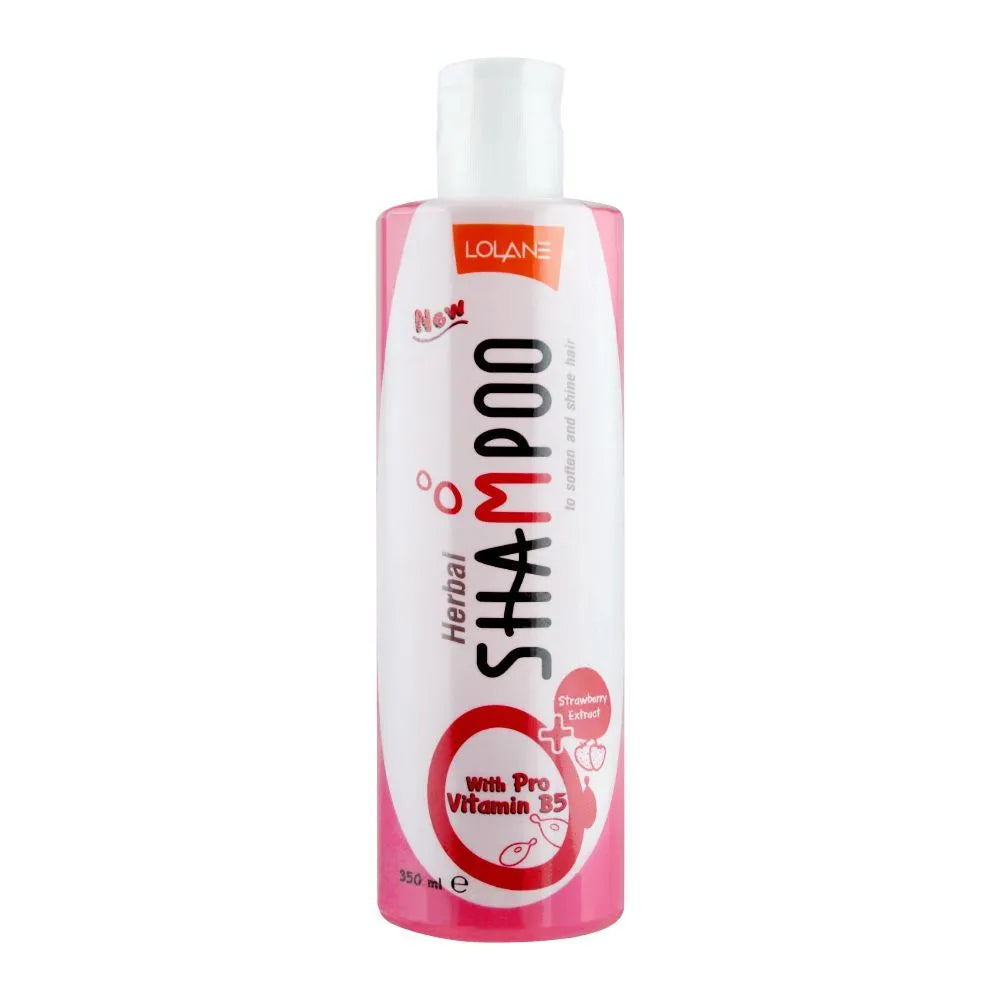 Lolane Pro-Vitamin B5 Strawberry Herbal Shampoo, 350ml Lolane
