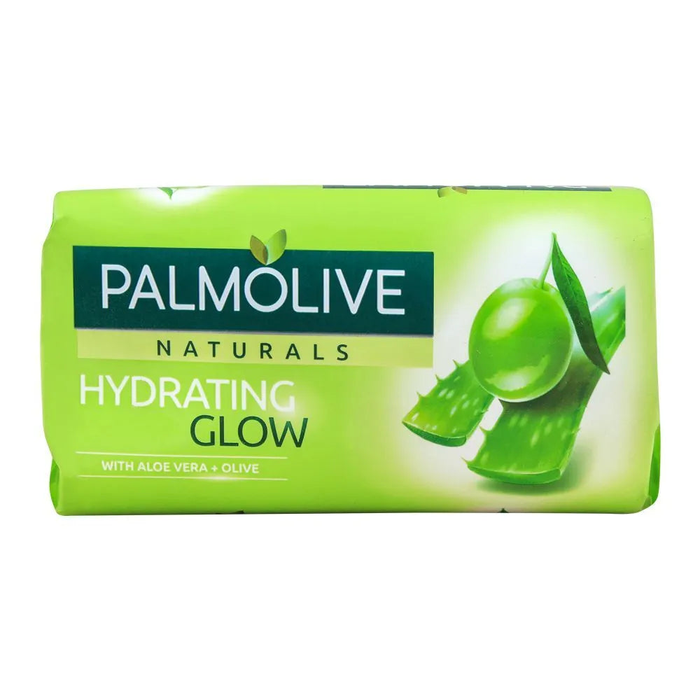 Palmolive Naturals Hydrating Glow Soap, Aloe Vera + Olive - 145g Palmolive