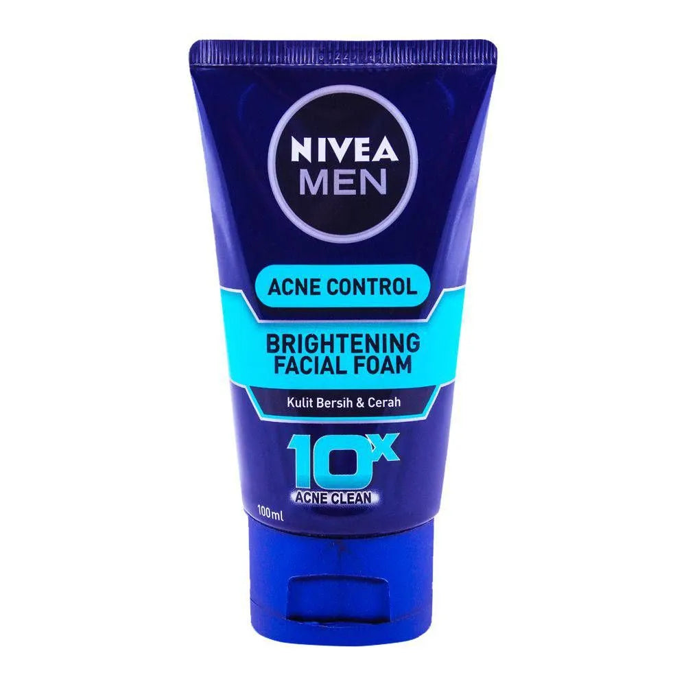 Nivea Men Acne Control Brightening Facial Foam - 100ml Nivea