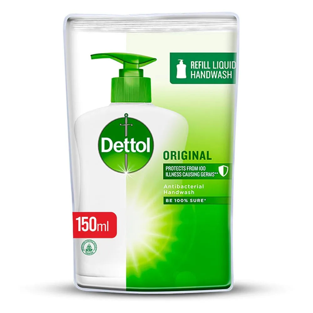 Dettol Original Antibacterial Liquid Handwash Refill – 150 ml Dettol