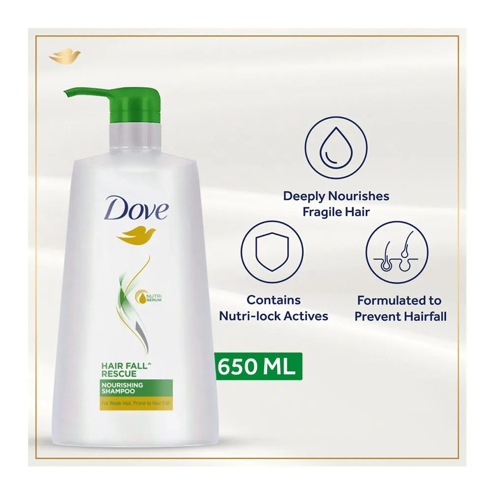 Dove Nutritive Solutions Hair Fall Rescue Shampoo - 650ml Dove