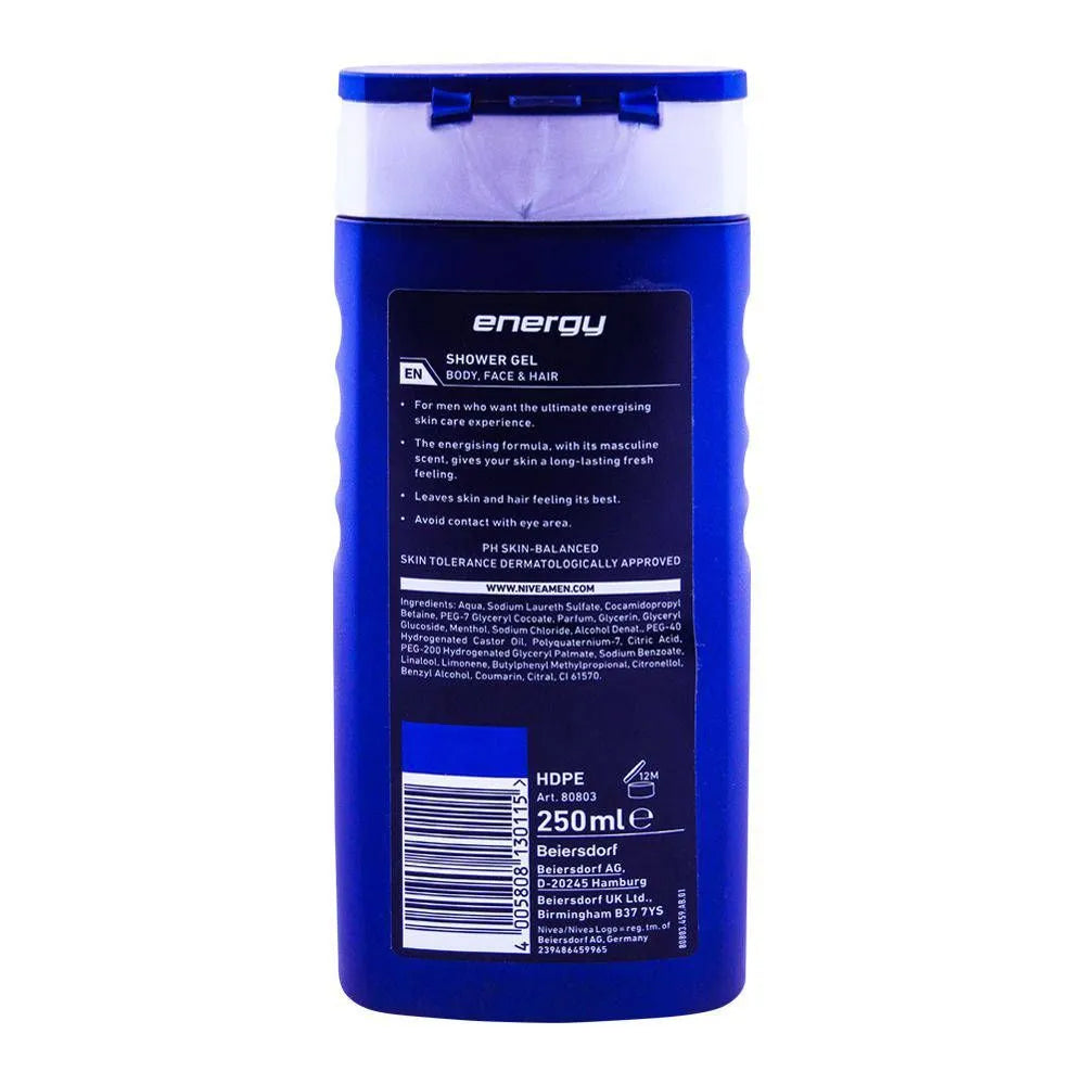 Nivea Men Energy 24H Fresh Effect Shower Gel - 250ml Nivea