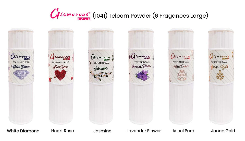 Glamorous Face Talcum Powder Large (6 Fragrances) Glamorous Face