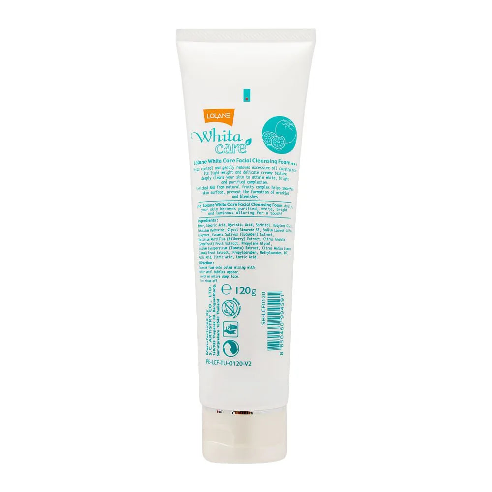 Lolane Whita Care Facial Cleansing Foam Lolane