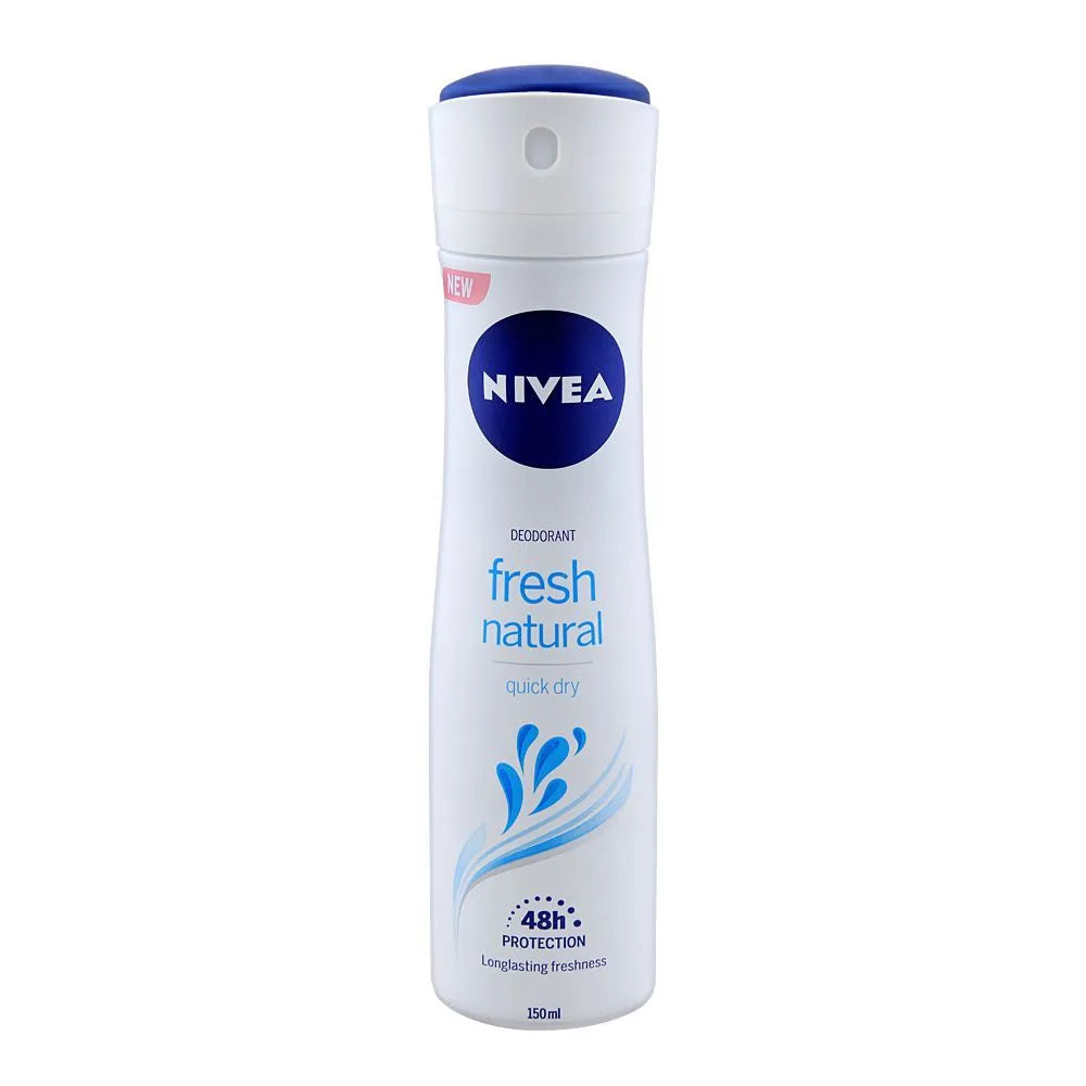 Nivea 48H Fresh Natural Quick Dry Deodorant Spray - 150ml Nivea
