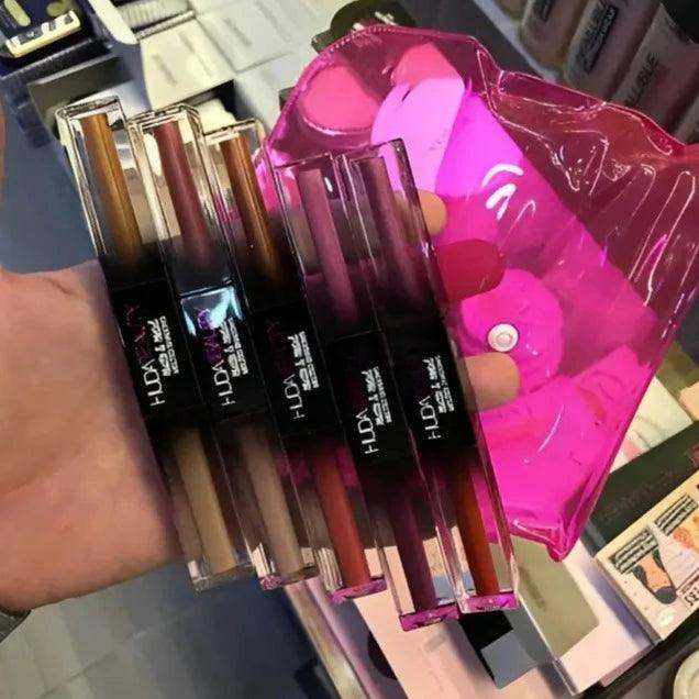 Huda Beauty 5 Combo Lipstick + Eye Shadow 2-in-1 Huda Beauty