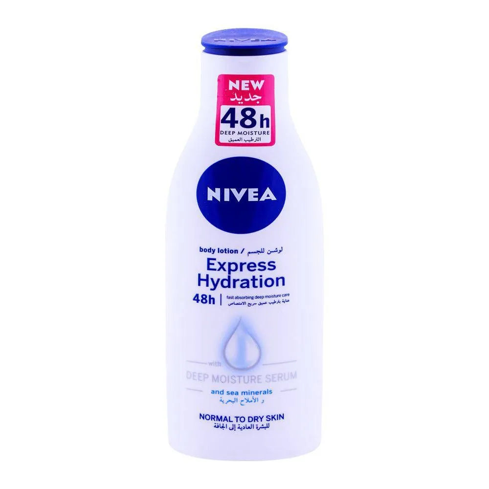 Nivea 48H Express Hydration Body Lotion, Normal To Dry Skin - 250ml Nivea