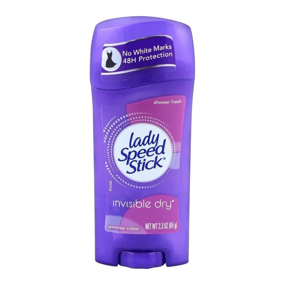 Lady Speed Stick Shower Fresh Invisible Dry Deodorant For Women - 65g Lady Speed Stick
