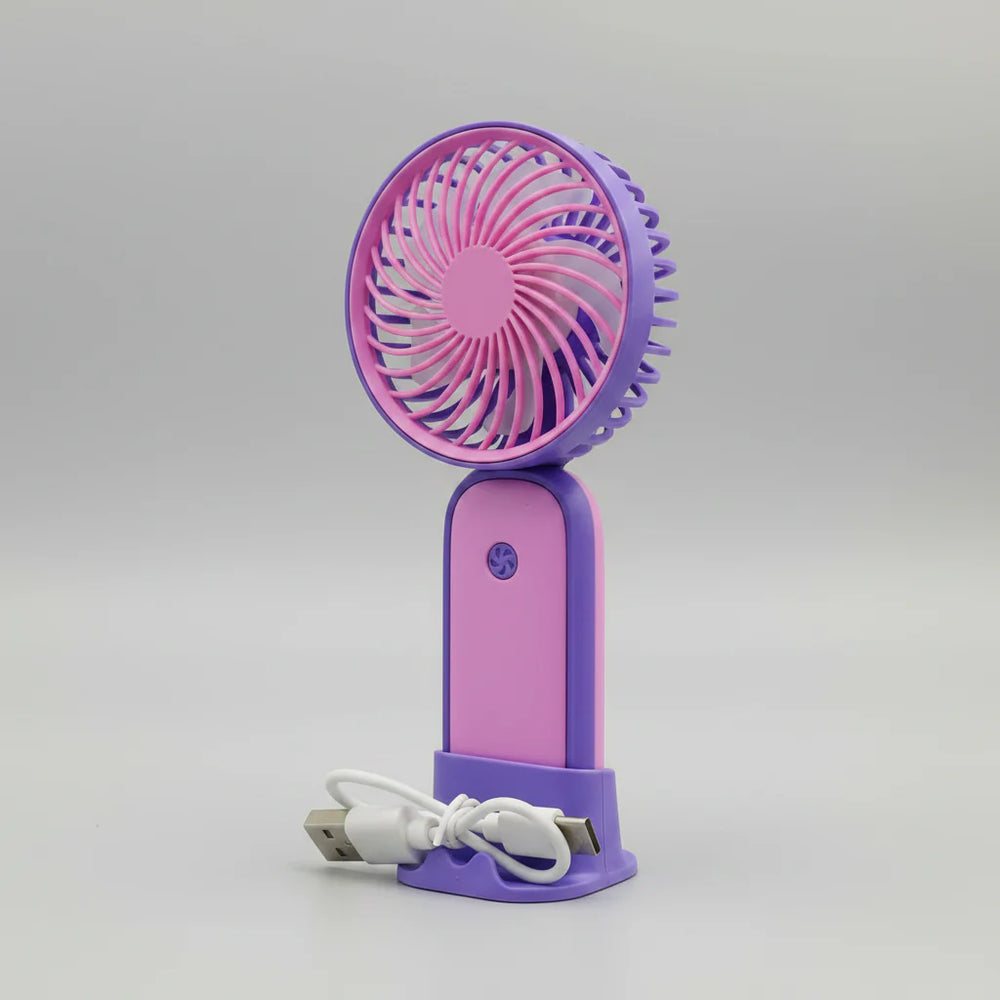 Compact Two-Tone Pocket Fan for Travel and Office Cosmia.pk
