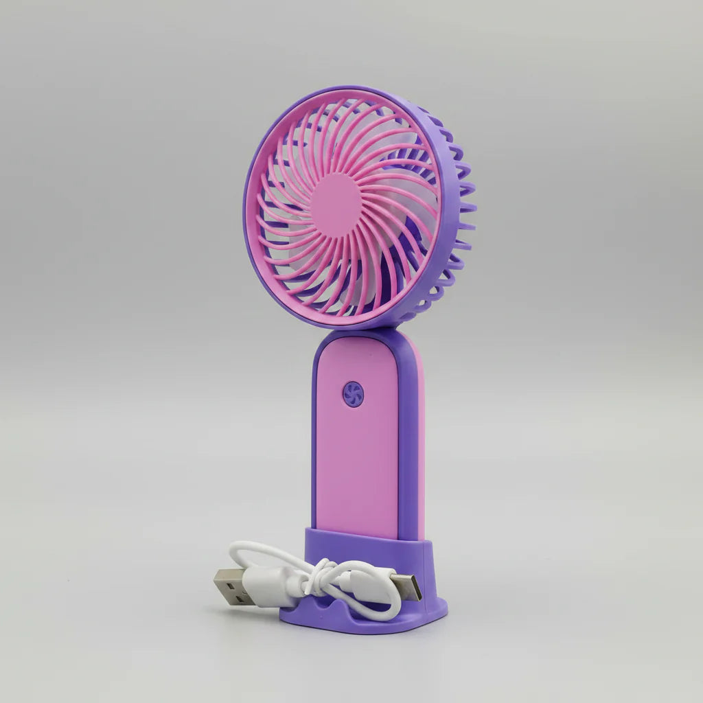 Compact Two-Tone Pocket Fan for Travel and Office Cosmia.pk