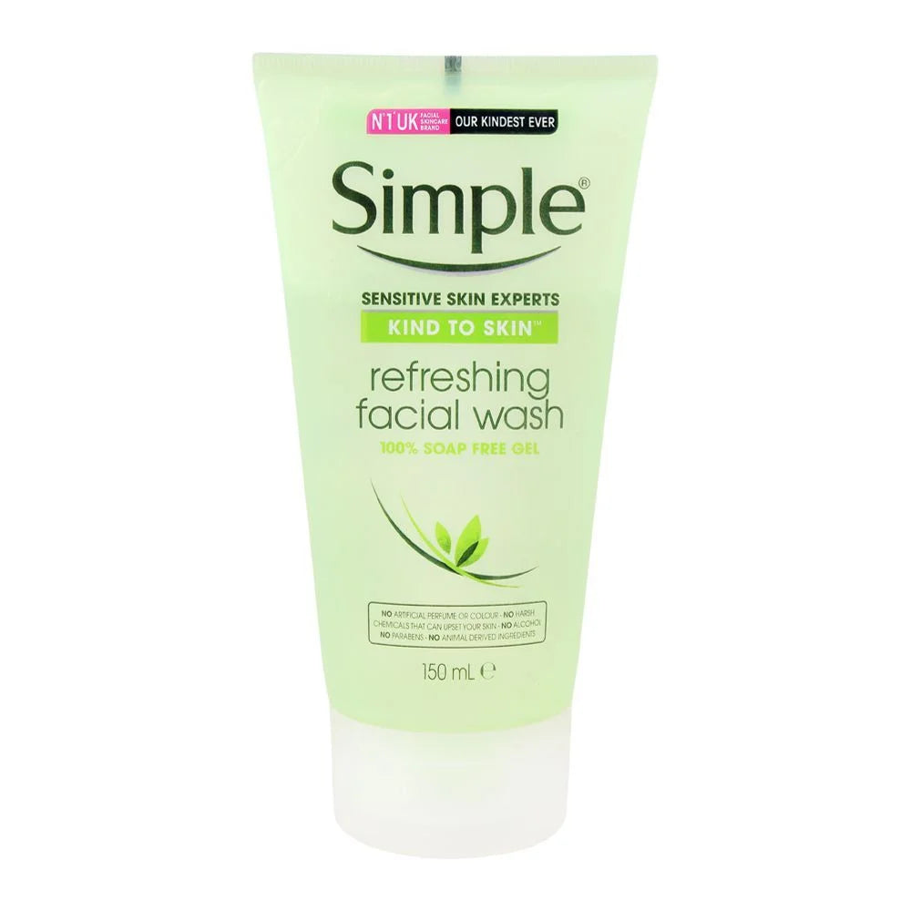 Simple Kind to Skin Refreshing Facial Wash Gel - 150ml Simple