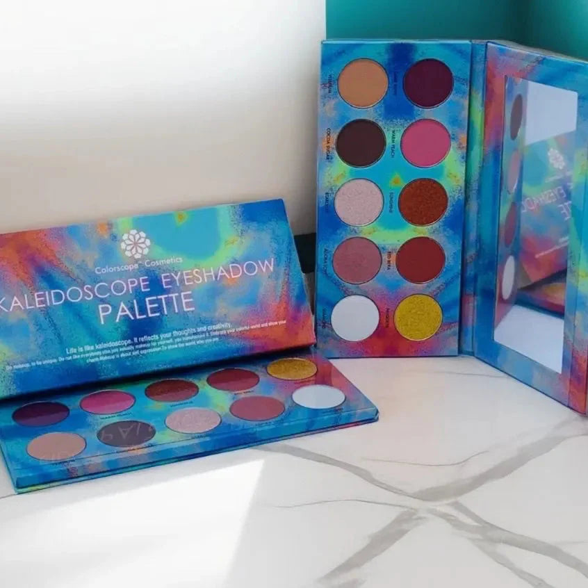 10 Colors Kaleidoscope Beautiful Eyeshadow Kit Colorscope Cosmetics