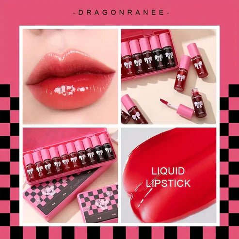 10 Pcs Dragon Kitty Liptint+ Lipgloss Dragon Ranee