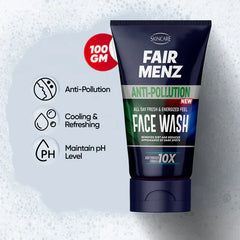 Fair Menz Anti-Pollution Face Wash 10X Formula Fair Menz