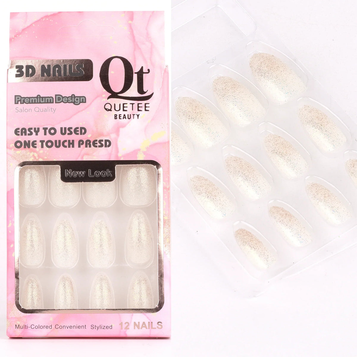 Quetee Beauty 3D Nails Premium Design Ten Quetee
