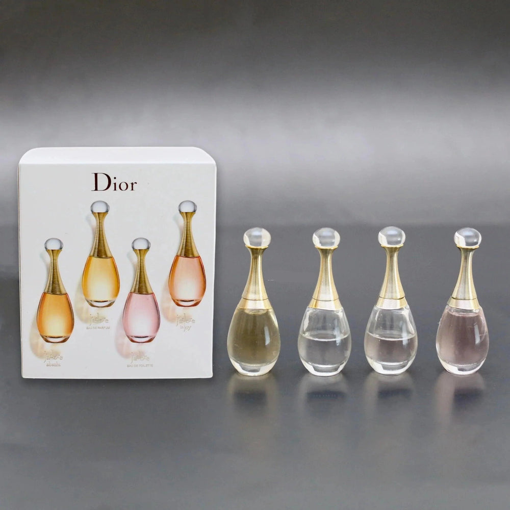 Set of 4pcs Dior Jadore Mini Fragrance  - Dubai - 100% Original Testers Dior